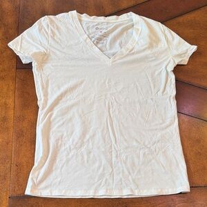 Ethika White V-Neck Short Sleeve Tee